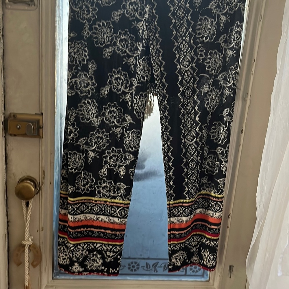 Slit accent festival pants NWT